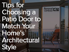 Tips for Choosing A Patio Door To Match Your Home's Architectural Style